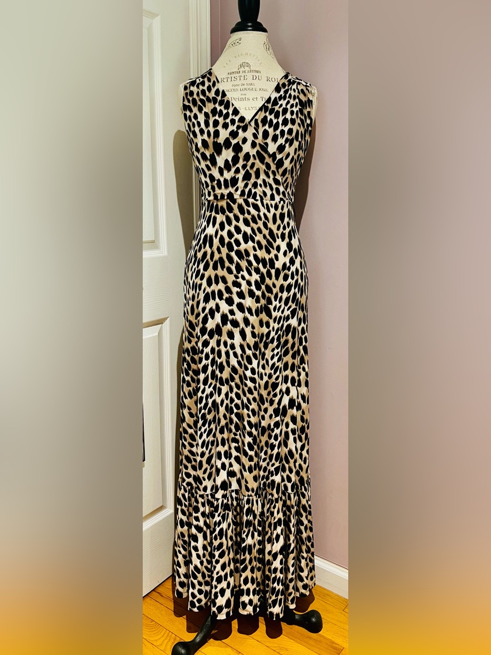 INC International Concepts leopard-print maxi dress